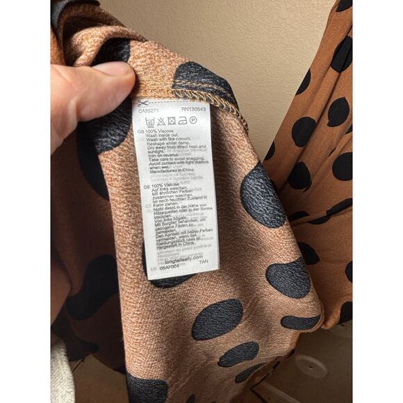 Long Tall Sally sun dress with polkadots size 8 in excellent condition - Picture 6 of 7